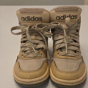 Adidas Beige High-Top Sneakers